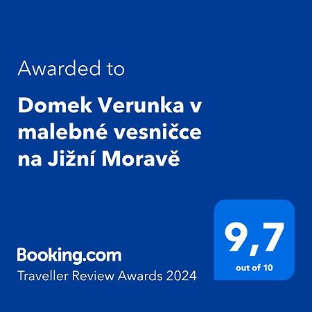 Domek Verunka V Malebne Vesnicce Na Jizni Morave Svatoborice Eksteriør bilde